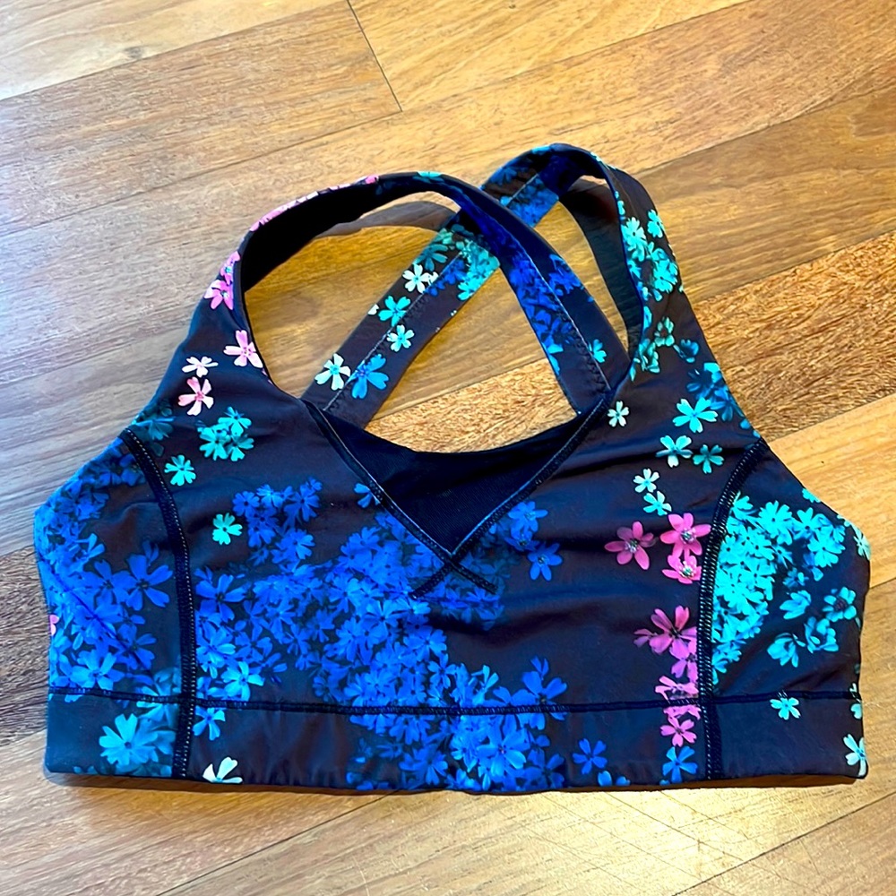 Lululemon In A Flash Mesh Bra In Petal Pop In Mul… - image 4